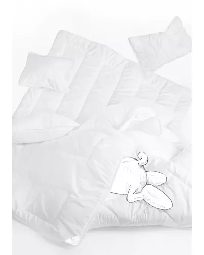Duvet and pillow hypoallegenic 95x135 - classic set L Effiki
