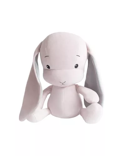 Bunny Effik S - pink , gray ears 20 cm