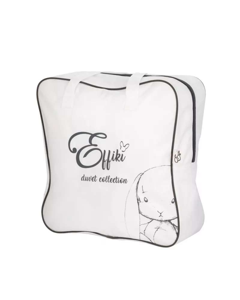 Duvet and pillow hypoallegenic 95x135 - classic set L Effiki with bag